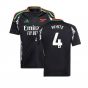 2024-2025 Arsenal Away Shirt (Kids) (White 4)