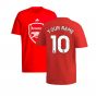 2024-2025 Arsenal DNA Graphic Tee (Red) (Your Name)