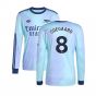 2024-2025 Arsenal Long Sleeve Third Shirt (Odegaard 8)