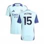 2024-2025 Arsenal Training Jersey (Clear Aqua) (McCabe 15)