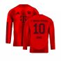 2024-2025 Bayern Munich Long Sleeve Home Shirt (Kids) (Sane 10)