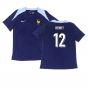 2024-2025 France Dri-Fit Strike Training Shirt (Navy) (Henry 12)