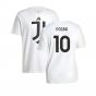 2024-2025 Juventus DNA Graphic Tee (White) (Pogba 10)
