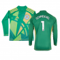 2024-2025 Leicester City Home Goalkeeper Shirt (Green) - Kids (Schmeichel 1)