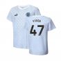 2024-2025 Man City ftblCulture Tee AOP (Light Blue) - Kids (Foden 47)