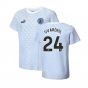 2024-2025 Man City ftblCulture Tee AOP (Light Blue) - Kids (Gvardiol 24)