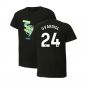 2024-2025 Man City ftblCulture Tee (Black) (Gvardiol 24)
