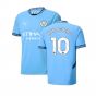 2024-2025 Man City Home Shirt (Kun Aguero 10)