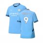 2024-2025 Man City Home Shirt (Womens) (Kelly 9)