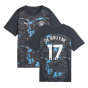 2024-2025 Man City Prematch SS Jersey (Strong Gray) - Kids (De Bruyne 17)