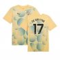 2024-2025 Man City Prematch SS Shirt (Flaxen) (De Bruyne 17)