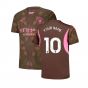 2024-2025 Man City Third Goalkeeper Shirt (Espresso Brown) - Kids (Your Name)
