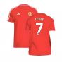 2024-2025 Man Utd DNA Tee (Red) (Toone 7)