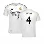 2024-2025 Real Madrid Authentic Home Shirt (Alaba 4)