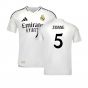 2024-2025 Real Madrid Authentic Home Shirt (Zidane 5)