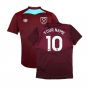 2024-2025 West Ham Training Jersey (Wine) - Kids (Your Name)