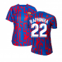 2022-2023 Barcelona Pre-Match Training Shirt (Blue) - Ladies (A INIESTA 8)