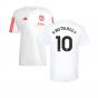 2023-2024 Man Utd Training Tee (White) (V Nistelrooy 10)
