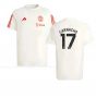 2023-2024 Man Utd Training Tee (White) - Kids (Antony 21)