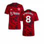 2023-2024 Man Utd Pre-Match Shirt (Red) (B Fernandes 8)
