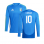 2024-2025 Italy Long Sleeve Home Shirt (R BAGGIO 10)