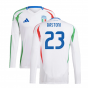 2024-2025 Italy Long Sleeve Away Shirt (ACERBI 15)