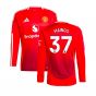 2024-2025 Man Utd Long Sleeve Home Shirt (Antony 21)
