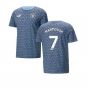2024-2025 Man City ftblCulture Tee AOP (Navy) - Kids (Akanji 25)