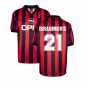 AC Milan 1996 Home Retro Shirt (Ibrahimovic 21)