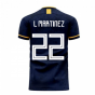 Argentina 2025-2026 Away Concept Football Kit (Libero) (L MARTINEZ 22)