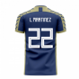 Argentina 2025-2026 Away Concept Football Kit (Viper) (L MARTINEZ 22)