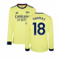 Arsenal 2021-2022 Long Sleeve Away Shirt (Thomas 5)