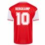 Score Draw Arsenal 1985 Centenary Retro Football Shirt (BERGKAMP 10)