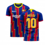 Barcelona 2020-2021 Home Concept Football Kit (Libero) (MESSI 10)