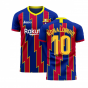 Barcelona 2020-2021 Home Concept Football Kit (Libero) (RONALDINHO 10)