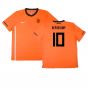 Holland 2010-11 Home Shirt ((Excellent) S) (Bergkamp 10)