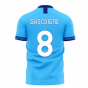 Lazio 2025-2026 Home Concept Football Kit (Libero) (Gascoigne 8)