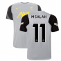 Liverpool 2021-2022 CL Training Shirt (Wolf Grey) (M SALAH 11)