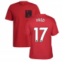 Man Utd 2021-2022 STR Graphic Tee (Red) (FRED 17)