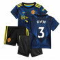 Man Utd 2021-2022 Third Baby Kit (Blue) (IRWIN 3)
