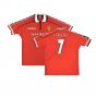 Manchester United 1998-2000 Home Shirt (XXL) (Excellent) (Cantona 7)