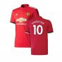 Manchester United 2017-18 Home Shirt ((Excellent) 4-5 Year) (Charlton 10)