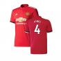 Manchester United 2017-18 Home Shirt ((Excellent) 4-5 Year) (Jones 4)