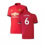 Manchester United 2017-18 Home Shirt ((Excellent) 4-5 Year) (Pogba 6)