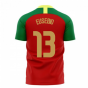 Portugal 2025-2026 Home Concept Football Kit (Airo) (EUSEBIO 13)