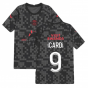 PSG 2021-2022 Pre-Match Training Shirt (Black) - Kids (ICARDI 9)