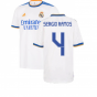 Real Madrid 2021-2022 Home Shirt (Kids) (SERGIO RAMOS 4)