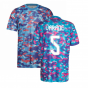 Real Madrid 2021-2022 Pre-Match Training Shirt (Pink) (VARANE 5)