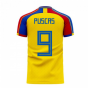 Romania 2023-2024 Home Concept Football Kit (Libero) (PUSCAS 9)