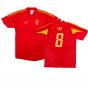 Spain 2004-06 Home Shirt ((Very Good) XL) (Xavi 8)